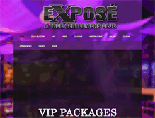 Tablet Screenshot of exposesd.com